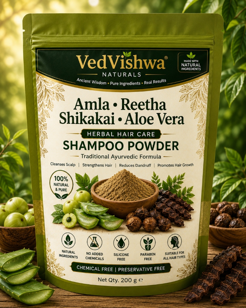 VedVishwa Herbal Hair Care Shampoo Powder